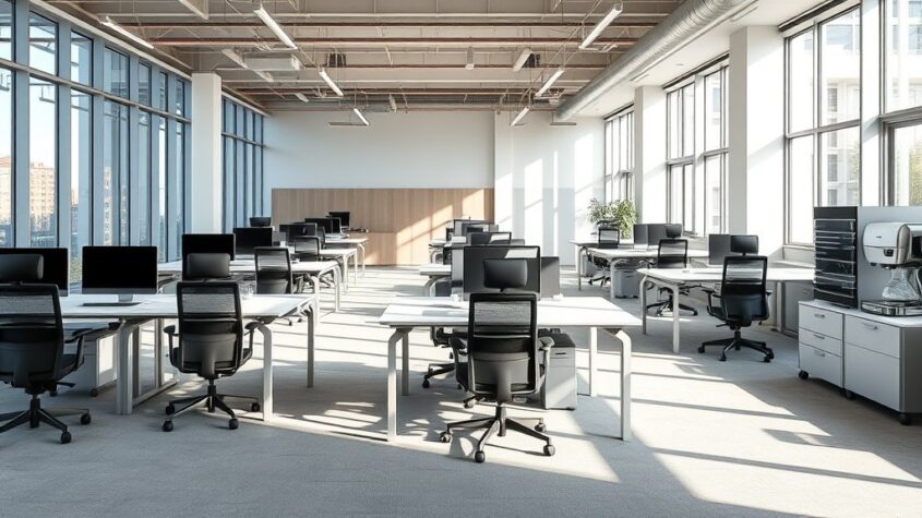 Kantoorinrichting: kleuren en comfort voor een productieve werkplek