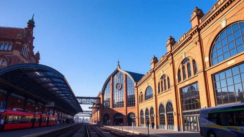 Hoe treinstations het hart van middelgrote steden vormen