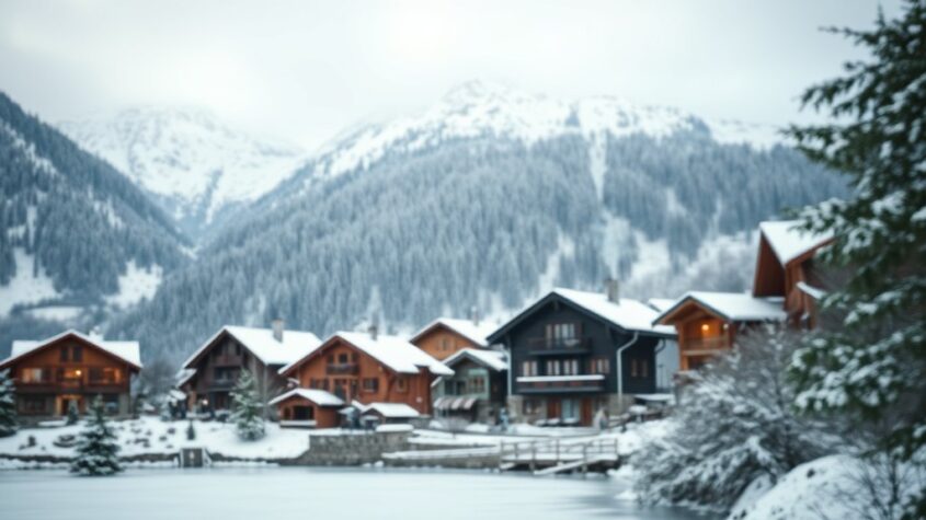 Hooggelegen skidorpen in de alpen: sneeuwzekerheid en gezelligheid