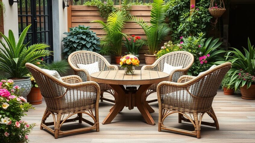 Stijlvolle en duurzame rotan-look tuinstoelen voor je tuin